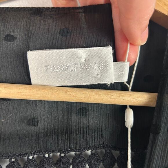 Zimmermann Admire Cherry Boho Silk Dress - NWT Size 1 - Picture 5 of 9